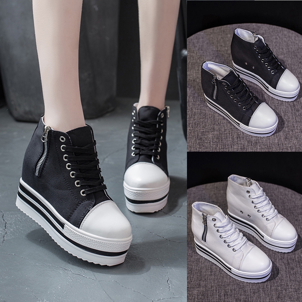 tenis feminino com salto plataforma