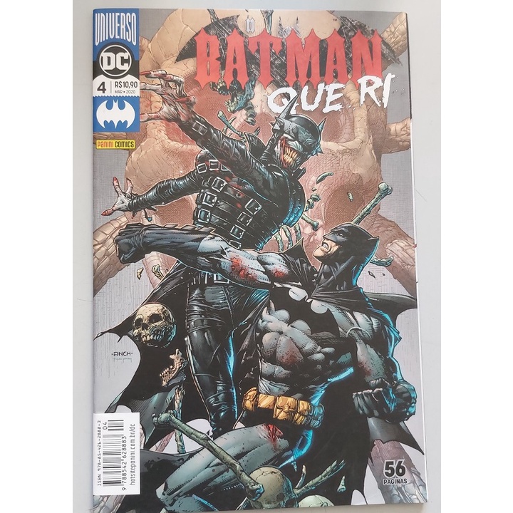 Hq Dc Batman Que Ri Numero 4 Roteiro Por Scott Snyder Arte Por Jock Panini Shopee Brasil