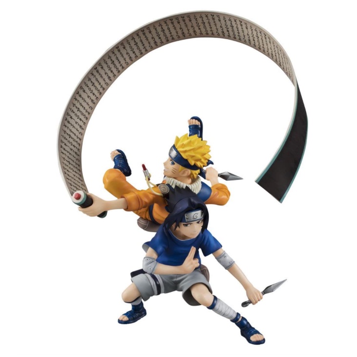 Naruto E Sasuke Action Figure (colecionável) Clássico