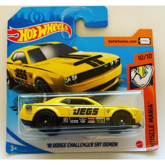 18 Dodge Challenger Srt Demon Muscle Mania Hot Wheels 1 64 Shopee Brasil