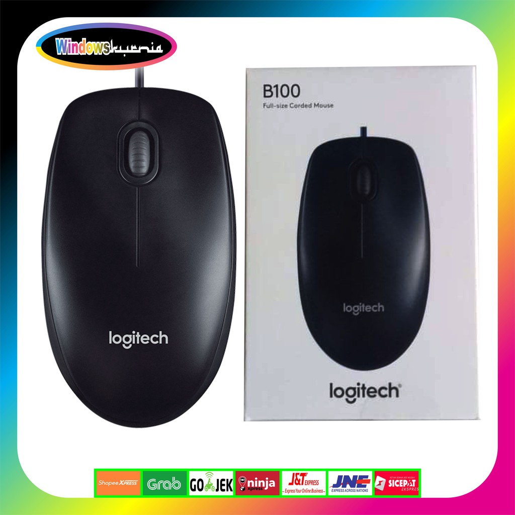 Rat @ @ Inho Logitech B100 Original Garantia Oficial Logitech 1 Ano
