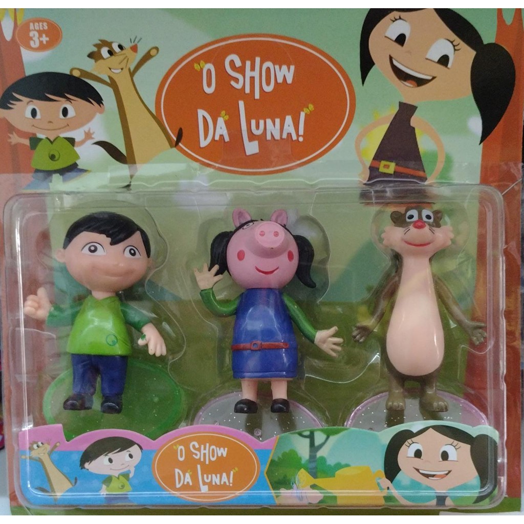 Kit bonecos o show da luna