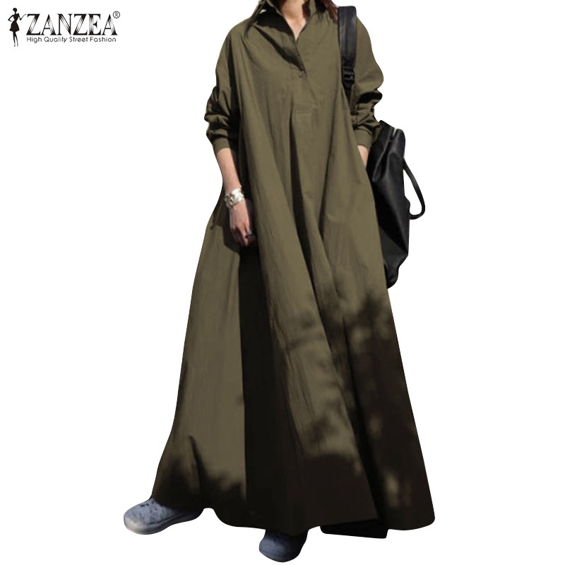 vestido longo com bolso lateral
