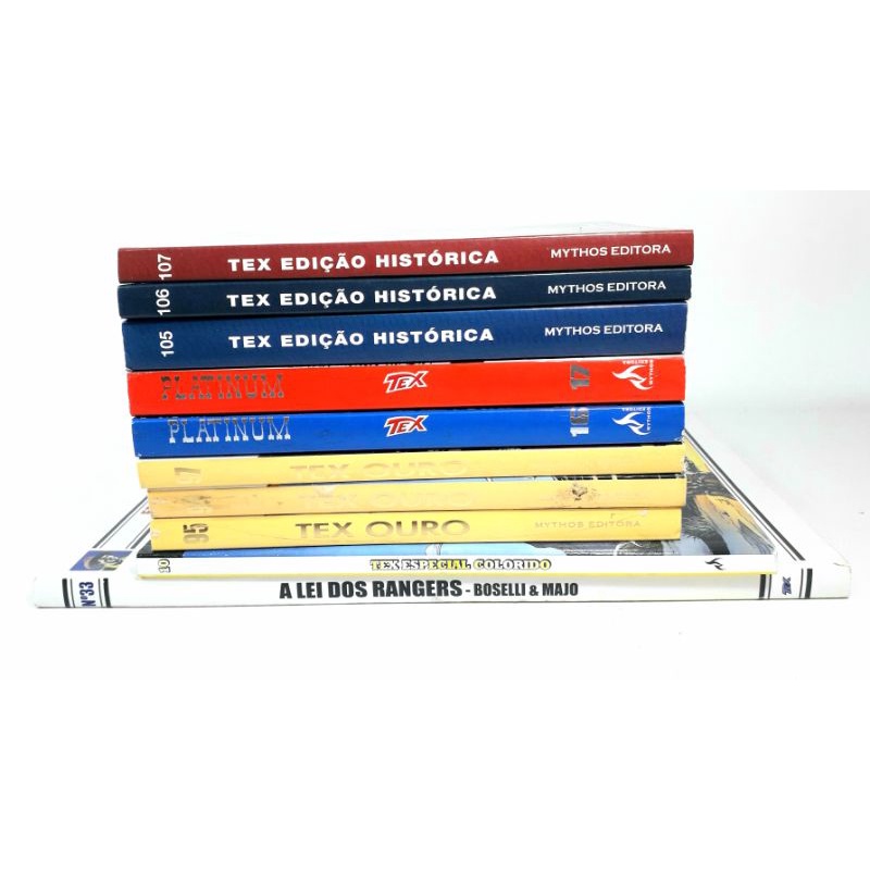 Kit Nostalgia Tex Número 3 Com 10 Revistas