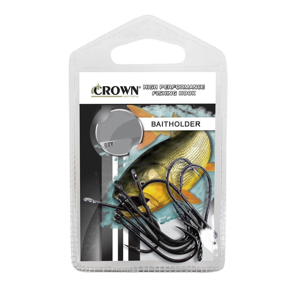 Anzol Baitholder Black - Crown N 9/0 - Sports & Outdoors
