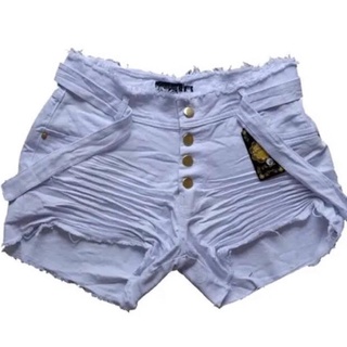 Shorts Jeans Branco Plus Size Cintura Alta Lançamento Lindo 46 ao 54 Disponivel