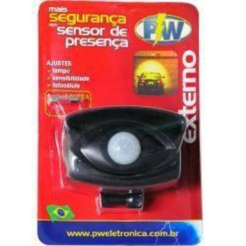Sensor De Presença Externo Articulado E Teto Pw Eletrônica