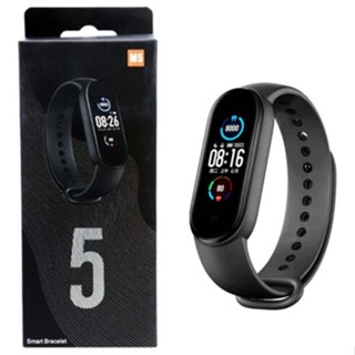 lançamento Smartband M5 Pulseira Inteligente Freqüência Cardíaca Pressão Arte em Oferta na Shopee