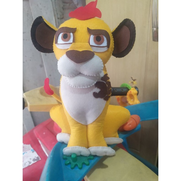 Kyon ou Fuli A Guarda do Leão em feltro 25cm