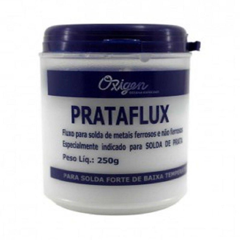 Fluxo De Solda Prata E Ouro Prataflux 250g Oxigen em Oferta na Shopee