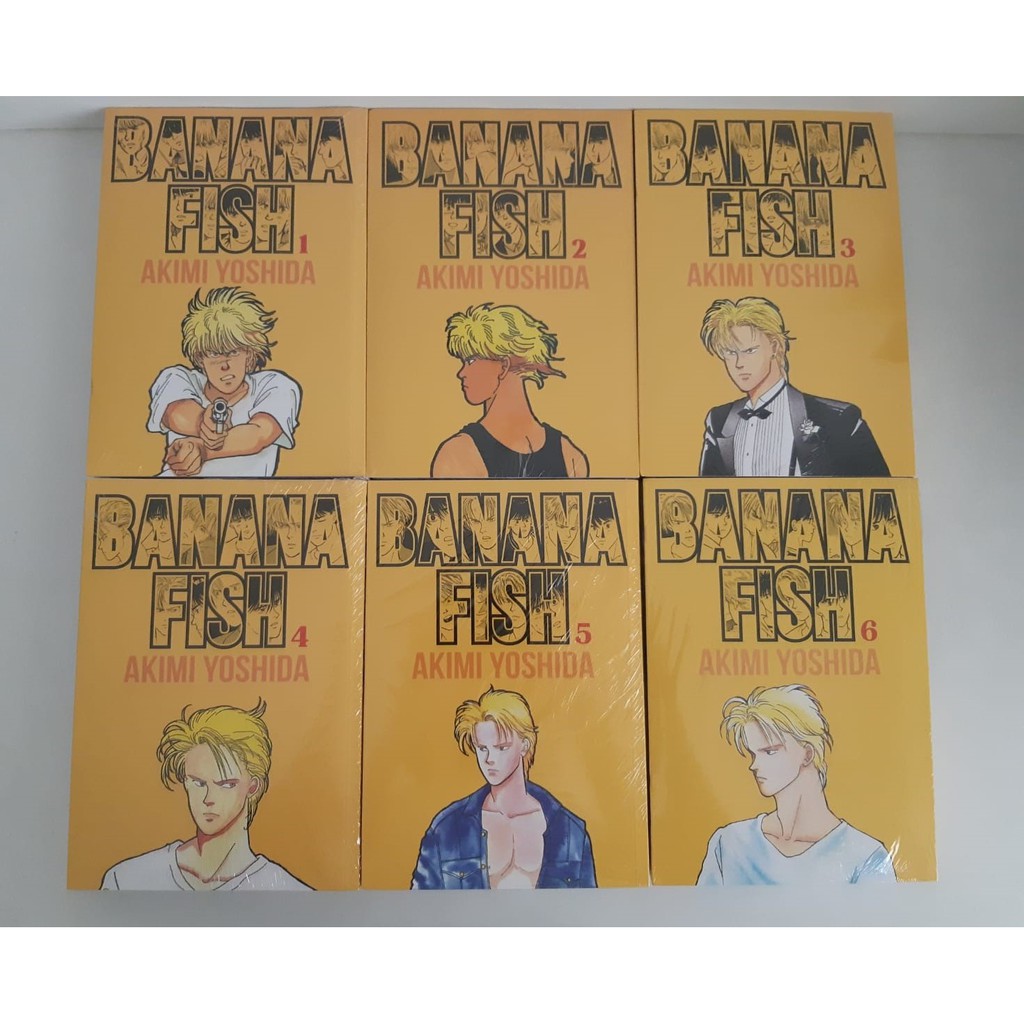 Manga Banana Fish Volume 1 2 3 4 5 6 Lacrado E Novo Shopee Brasil