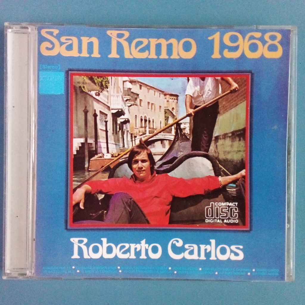 Cd Roberto Carlos ‎- San Remo 1968 - Disco Dourado / Promo - Ag25