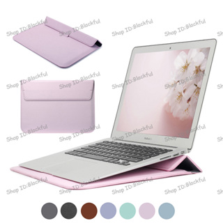PU Leather Sleeve Protector Bag For Macbook Pro 14 Air 13 A2179 Pro 16 12 15 Laptop Case For Mi Air 13.3 for Huawei Stand Cover em Oferta na Shopee