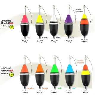 Bóia Cevadeira GIGANTE barão 65g VARIAS CORES em Oferta na Shopee