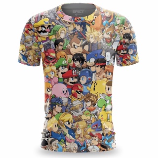 Camisa Masculina Estampada Geek Gamer Casual Tecido Macio