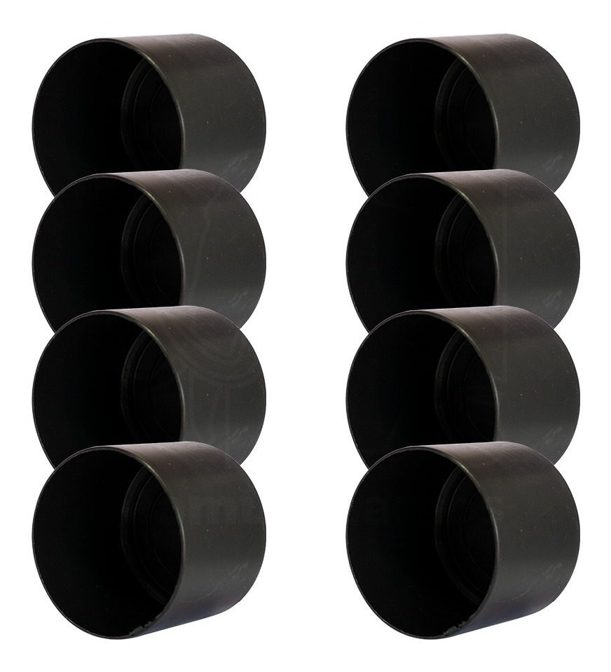 Ponteira Pé De Mesa Tubular Externa C/ Tampo De Granito 8 Pc