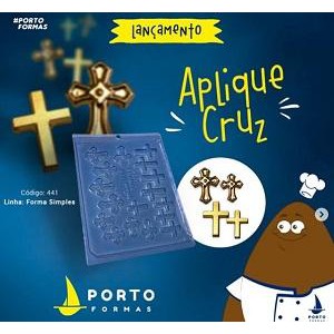 1~5 Forma Simples Porto Acetato crucifixo CRUZ APLIQUE - CÓD 441 em Oferta na Shopee
