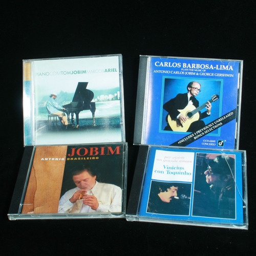 4 Cds De Mpb - Sendo 3 Tom Jobim E Um Toquinho E Vinícius