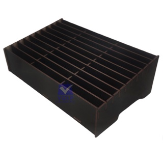 Organizador de Celular para Assistência e Oficina Preto capacidade 30 Celulares em MDF Preto - 1030PT