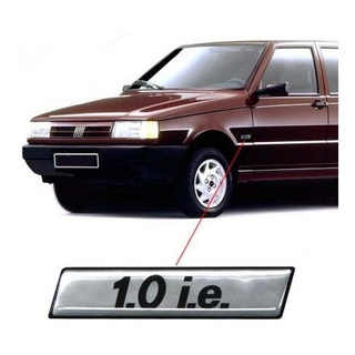 Adesivo Emblema Resinado 1.0 Ie Para Fiat Uno