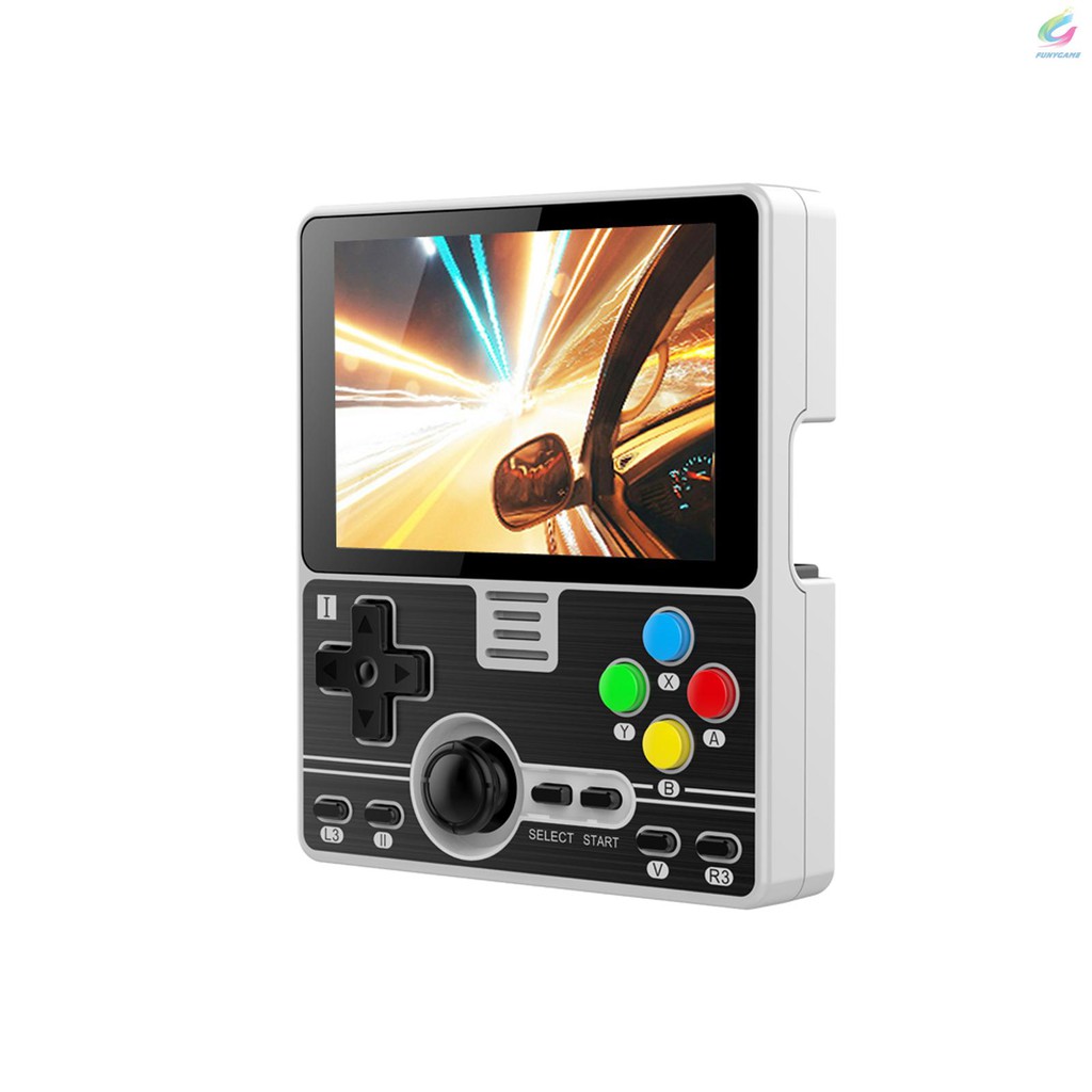 POWKIDDY New RGB20 3.5 " IPS Full-Fit Screen Built-in Wifi Module Multiplayer Online RK3326 Open Source Handheld Game Console