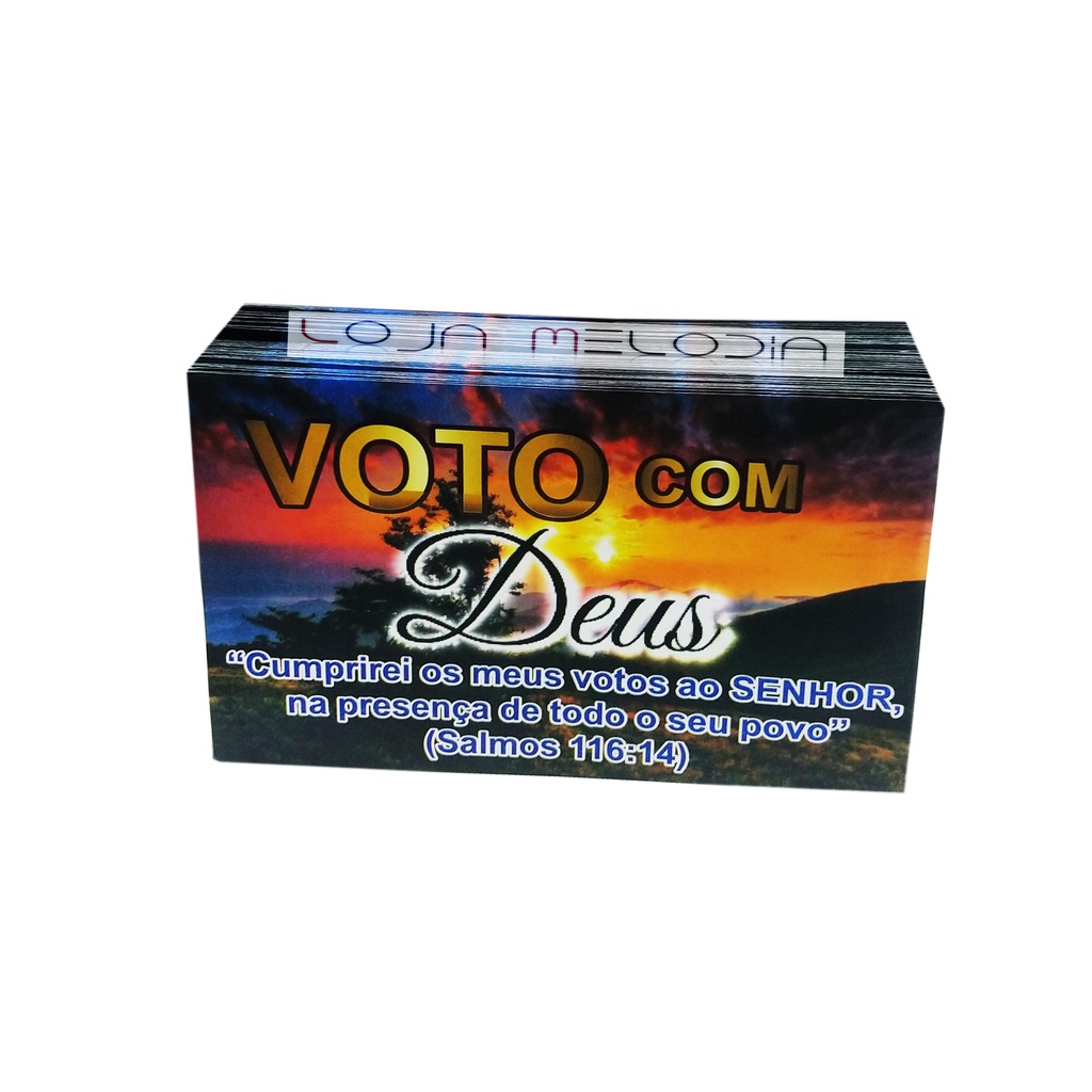 Envelope Dízimos E Oferta Voto Com Deus Pacote 100 Unidades em Oferta na Shopee