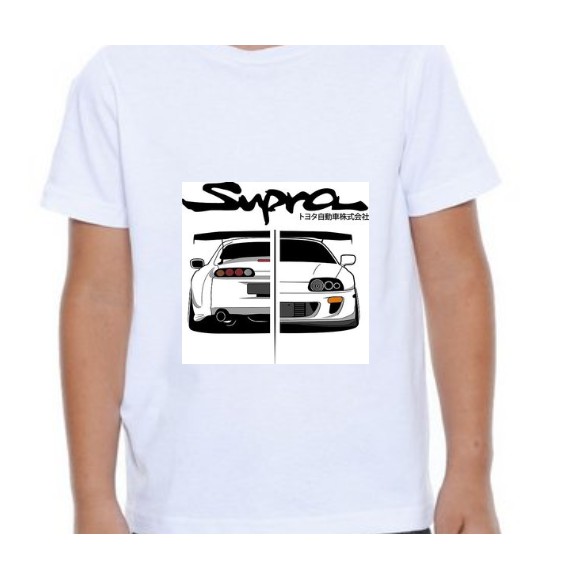 Blusa Camisa Estampada Infantil Personalizada Camiseta Toyota Supra