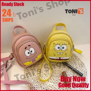 Mochila Bob Esponja Sponge Bob é fofo, estilo selvagem, Patric Star, bolsa de ombro, itabag