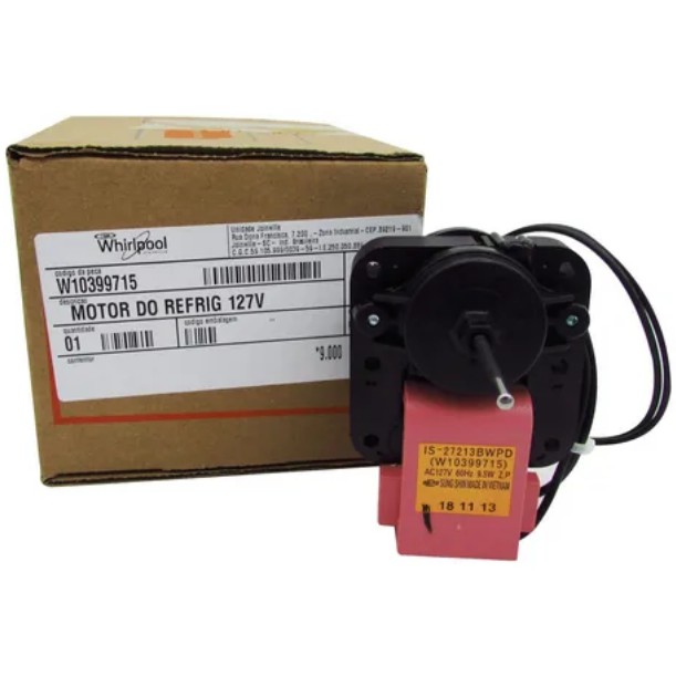 Motor Ventilador 127V Geladeira Brastemp Consul Original W10399715