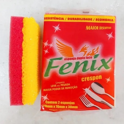 KIT 3 EMBALAGENS ESPONJA CRESPON DUPLA FACE MULTIUSO BANHO LOUÇA COM 2 UNIDADES CADA EMBALAGEM em Oferta na Shopee