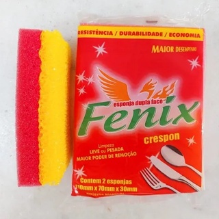 KIT 3 EMBALAGENS ESPONJA CRESPON DUPLA FACE MULTIUSO BANHO LOUÇA COM 2 UNIDADES CADA EMBALAGEM em Oferta na Shopee