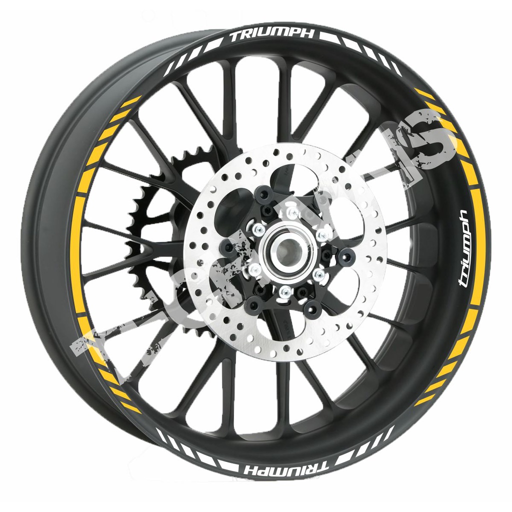 Kit de Friso Fita Adesivo Triumph Adesivo Tiger Adesivo  Street Triple 675 Adesivo  Street triple 1050  Adesivo  street triple 765  Adesivo Explorer 1200 Adesivo speed  Adesivo Tiger Sport