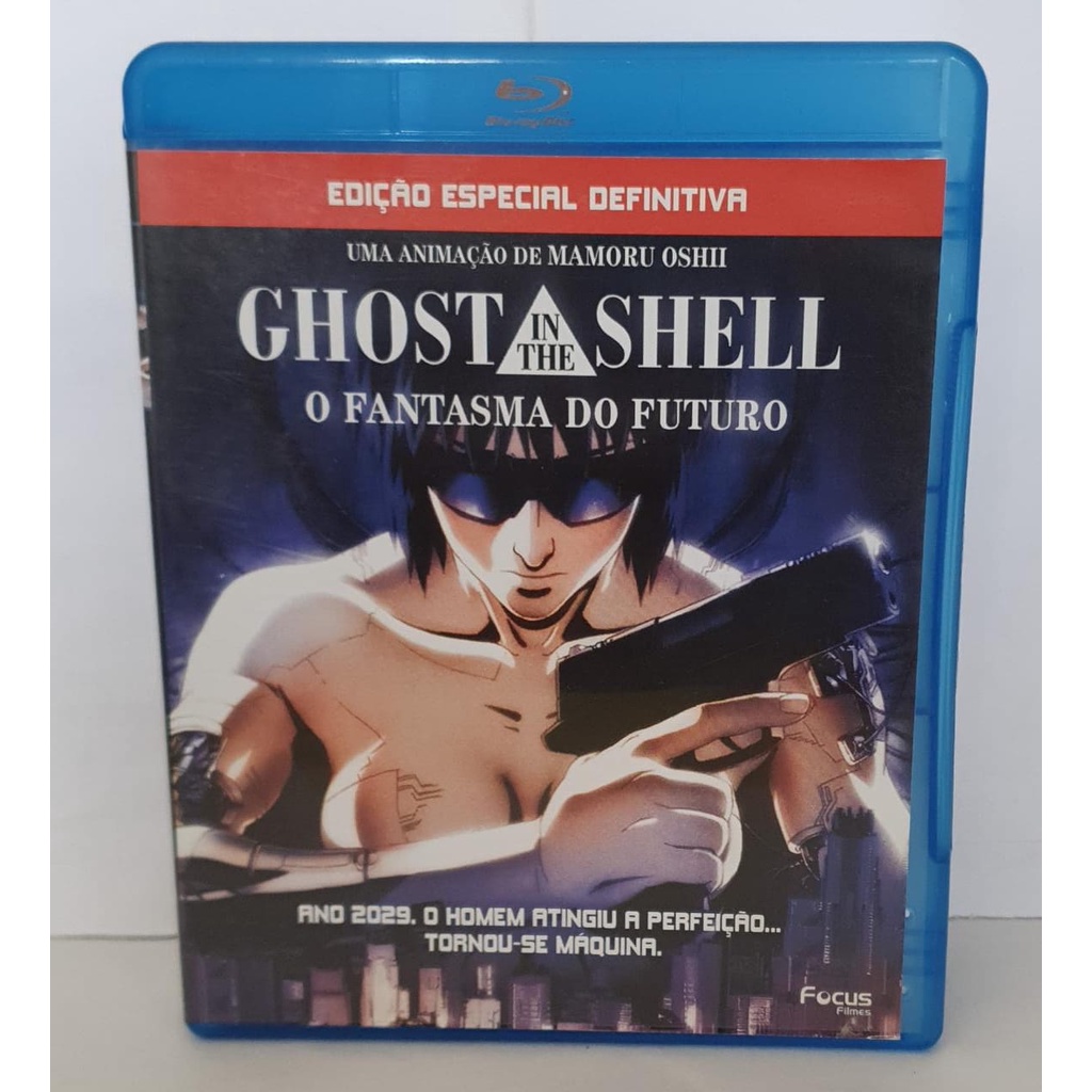 Bluray BD Ghost In The Shell O Fantasma Do Futuro Ed. Especial Definitiva Escorrega o Preço