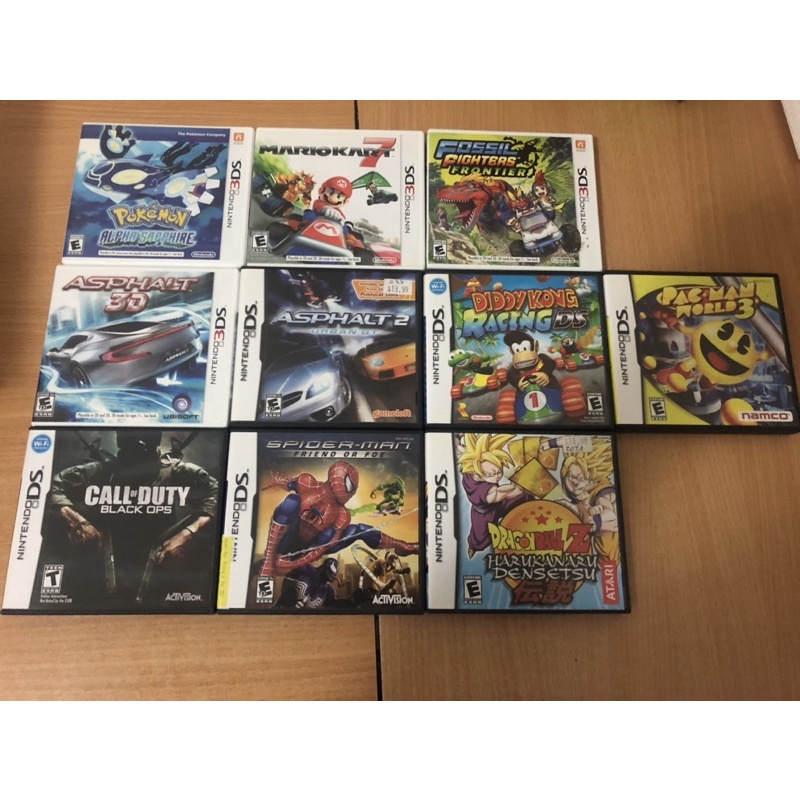 Capas Jogos 3DS e NDS