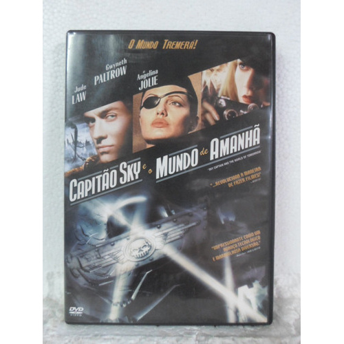 Dvd Capitão Sky e o Dia De Amanhã - Original - Angelina Jolie