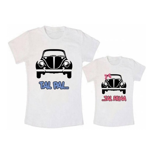 Kit Camisa+body Tal Pai Tal Filho Fusca Carro Motor AutomóveL