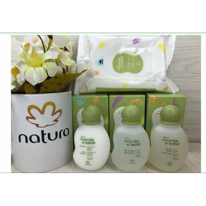 Kit Miniaturas Mamae Bebe 50 ml Natura Original | Shopee Brasil