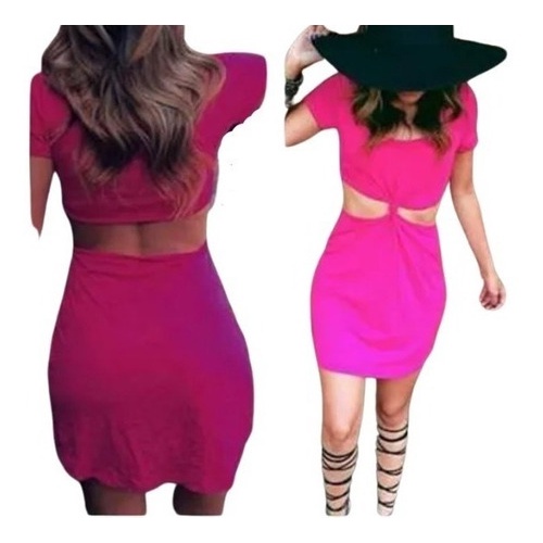 Vestido Nozinho Curto Verão Nó Panicat  S/renda  Tipo  Ant
