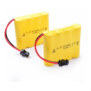 Kit - 2 Baterias Para Carrinho 4,8 V 700 Mah Ni-cd em Oferta na Shopee