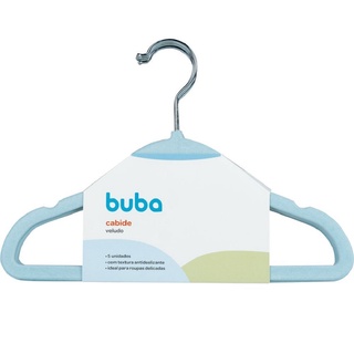 Cabide de Veludo Azul Para Roupas Infantis 10640 Buba