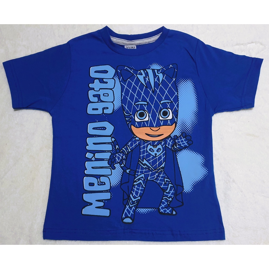Descuidado Acuario Enseñando Camiseta Camisa Infantil Pj Mask Menino Gato | Shopee Brasil
