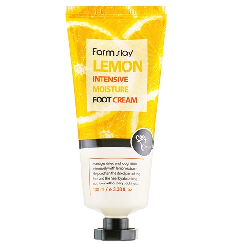 farmstay Creme De Hidratação Intensiva Para Os Pés De Fazenda Limão 100ml - Beauty