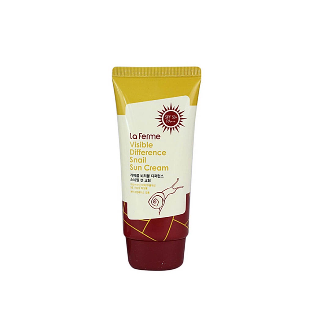farmstay laferme visible difference  snail sun cream 70ml