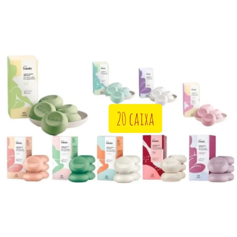 20 caixa sabonete Natura todo dia