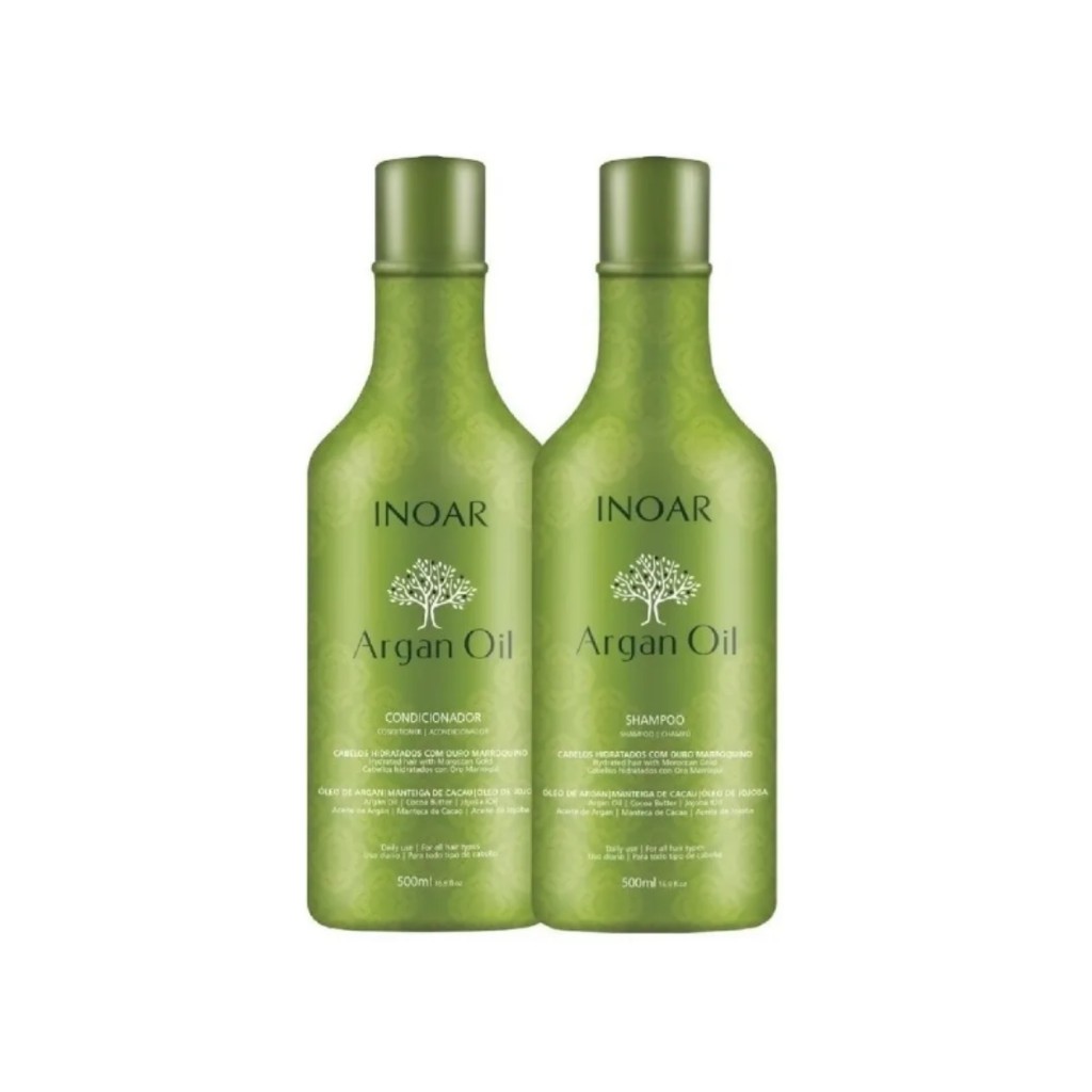 Inoar Kit Shampoo Condicionador Oil Argan 500ml Shopee Brasil