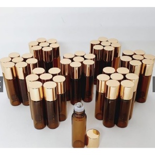 30 Frascos Rollon Vidro Ambar 10ml