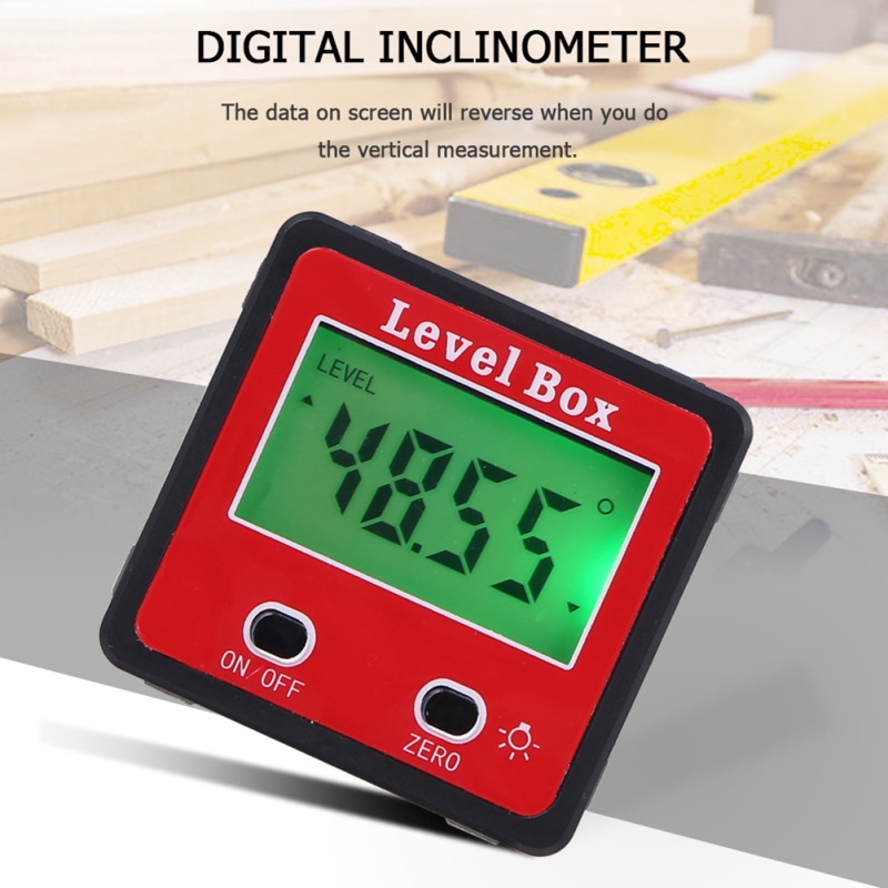 LCD Digital Angle Finder Gauge Bevel Box Protractor Inclinometer Spirit Level b$ 