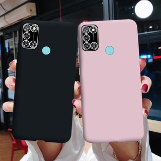 Capa Flexível Fosca Anti-Impacto Cor Pastel Para Oppo Realme 7i C17 Realme C 17 7 I Realme7I
