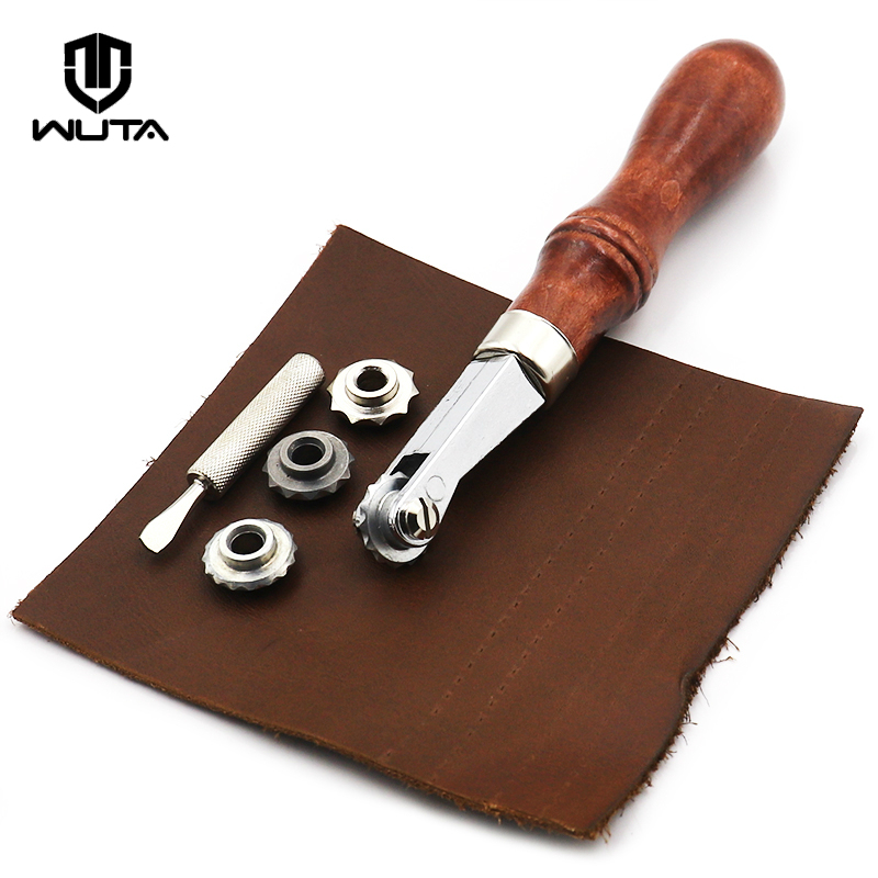 4 Pçs/set Ofício Couro Spacer Embossing Ferramentas De Corte De Roda De ...