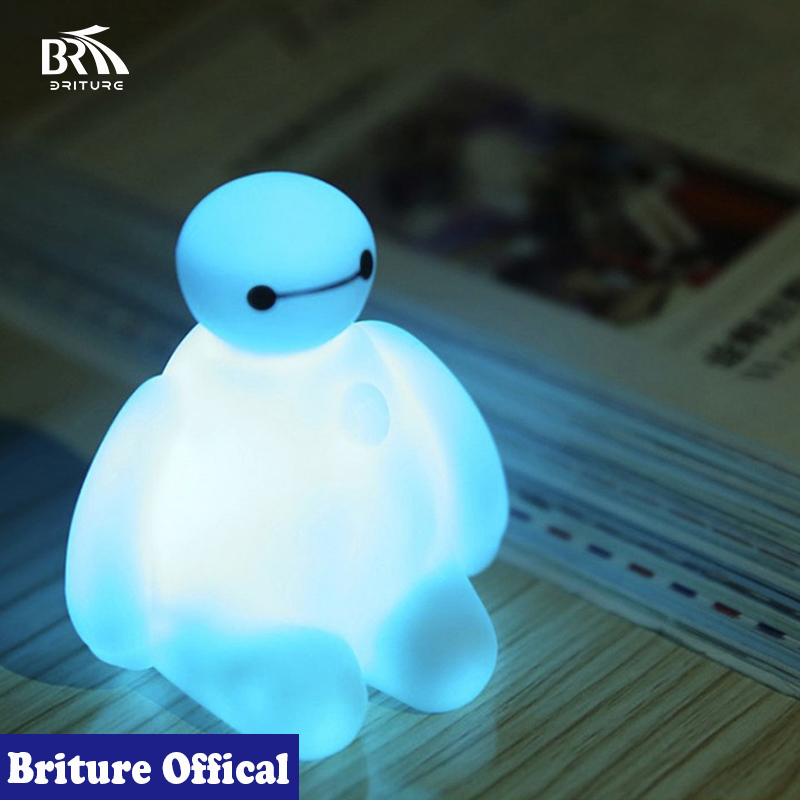 Lâmpada Noturna Fofa Animada Baymax